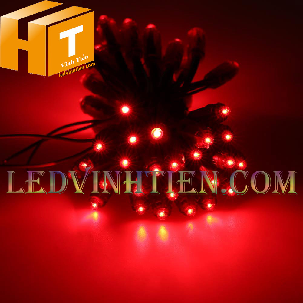 Led đúc f5 màu đỏ loại tốt, giá rẻ, siêu sáng, chiếu sáng ngoài trời, trong nhà