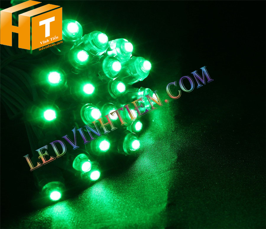 Bóng Led đúc f5 màu trắng loại tốt, giá rẻ, siêu sáng, dây đồng, dùng hắt chử, logo quảng cáo