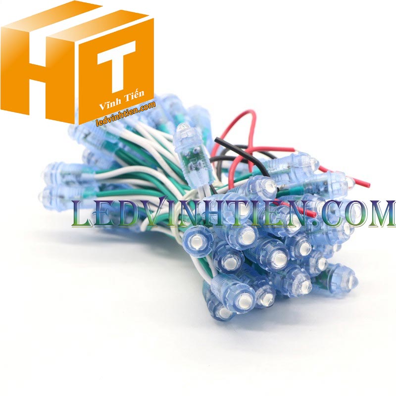 Led đúc f5 màu vàng loại tốt, giá rẻ, siêu sáng, chiếu sáng ngoài trời, trong nhà