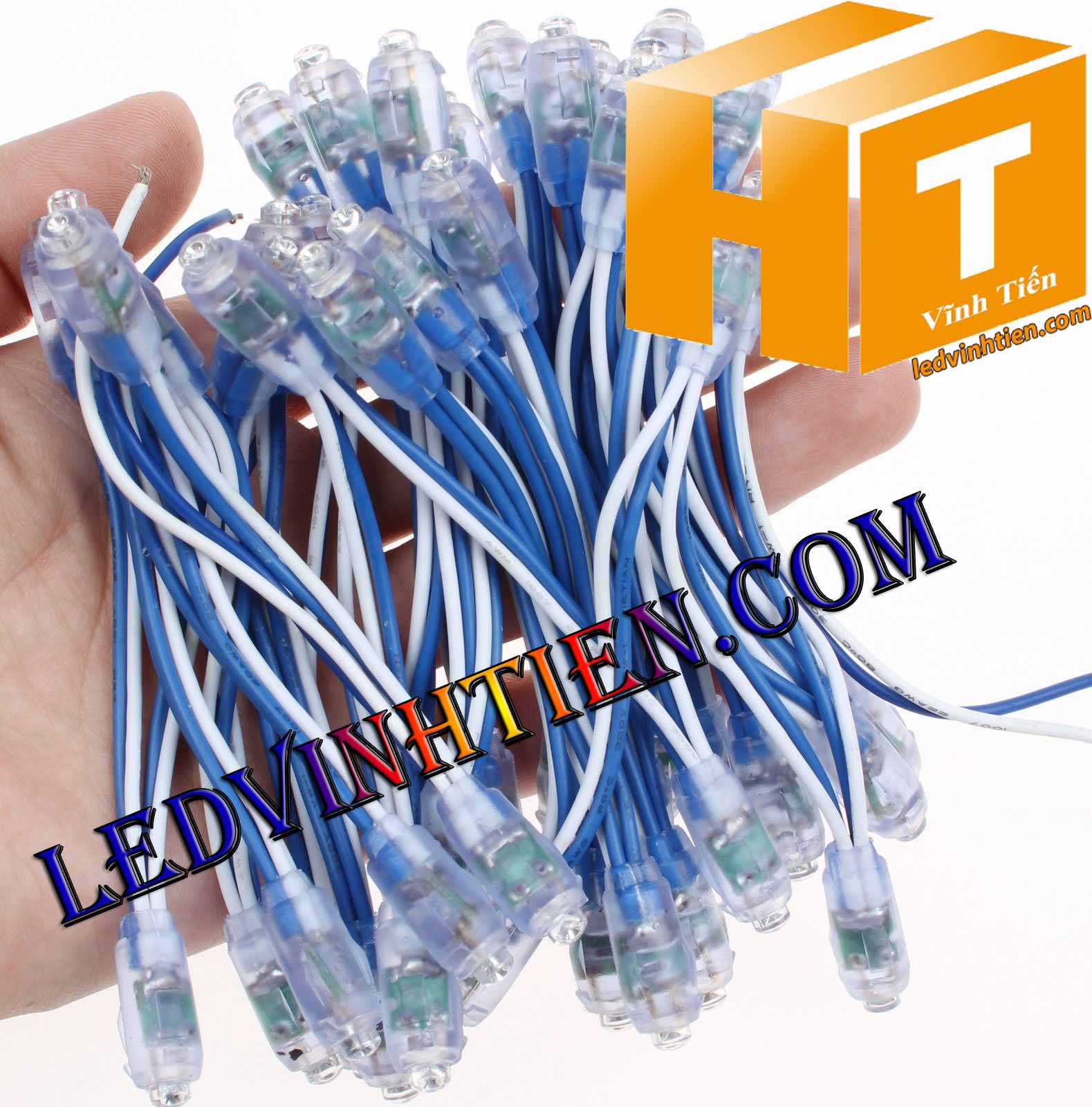 Led đúc f5 màu vàng loại tốt, giá rẻ, siêu sáng, chiếu sáng ngoài trời, trong nhà