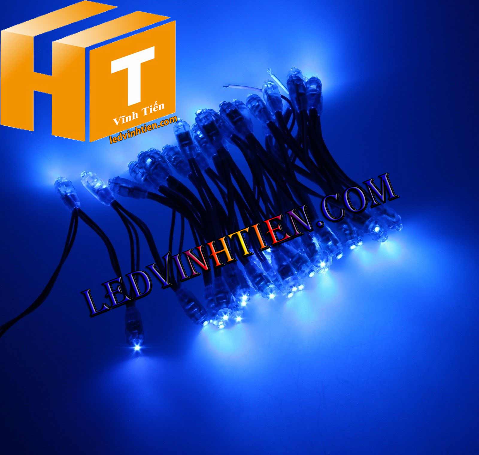 Led đúc f5 màu xanh dương loại tốt