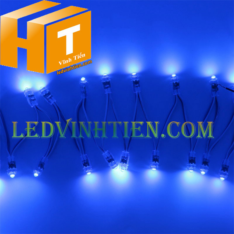Led đúc f5 màu xanh dương loại tốt
