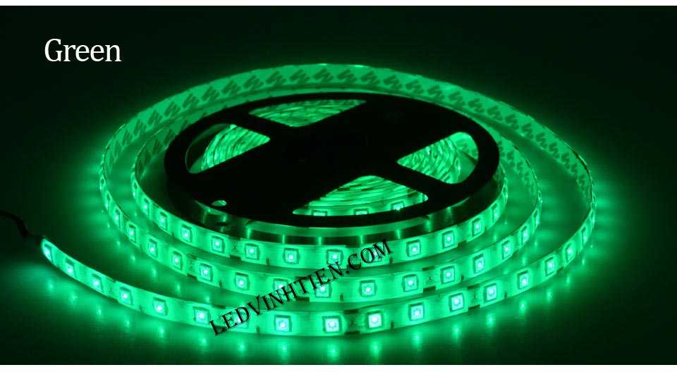 LEDVINHTIEN.COM,  ĐÈN LED DÂY DÁN 12V CHÍP LED SMD 5050 MÀU XANH LÁ LOẠI TỐT, GIÁ RẺ, CHẤT LƯỢNG, CHÍNH HÃNG LEDVINHTIEN.COM, SIÊU SÁNG, DÙNG CHIẾU SÁNG NỘI THẤT, NGOÀI TRỜI, TRANG TRÍ TRẦN, HẮT TỦ KÍNH, KỆ, QUẦY BAR, KARAOKE, QUÁN CÀ PHÊN, NHÀ HÀNG, KHÁCH SẠN, HÌNH ẢNH CHỤP NHIỀU GÓC CẠNH CỦA SẢN PHẨM