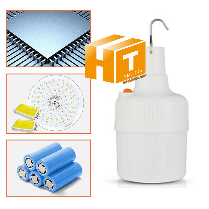 Đèn led búp năng lượng mặt trời 50W. sử dụng năng lượng mặt trời chiếu sáng từ 3-5 năm không lo tốn tiền điện,  hiêu JINDIAN, Thời gian chiếu sáng đến 12-14 giờ liên tục, Đèn có tính năng tự động bật khi trời tối và tắt khi trời sáng.  Lắp đặt dễ dàng, phù hợp mọi địa hình,  Thắp sáng suốt đêm, tránh xa sự dòm ngó của trộm cắp  Kèm theo điều khiển bật/tắt từ xa và chế độ hằng giờ hiện đại giúp cuộc sống của bạn dễ dàng và tiện lợi hơn bao giờ hết.  Tấm pin công nghệ Poly, tuổi thọ lên đến 10-12 năm. Thích hợp lắp đặt trong nhà, các ki ốt, nhà hàng, trên tàu thuyền. sản phẩm đèn năng lượng dùng ngoài trời, loại tốt, giá rẻ, chất lượng, siêu sáng, cảm úng chuyển động, chính hãng ledvinhtien.com