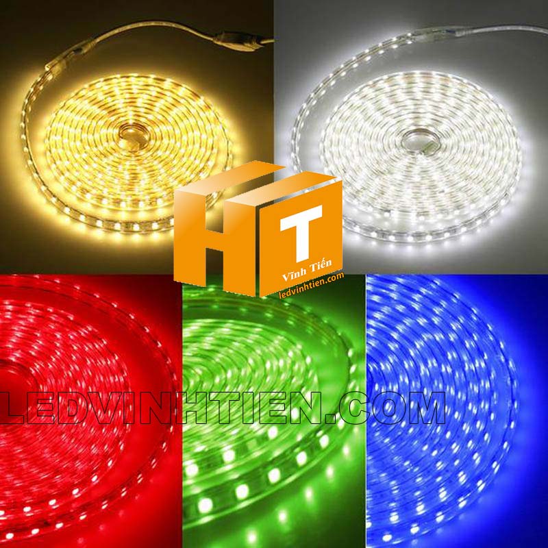 ledvinhtien.com hình ảnh chụp mọi góc cạnh của đèn led dây 220V chíp led 5050 ánh sáng màu xanh lá loại tốt, giá rẻ, chất lượng, siêu sáng, dùng chiếu sáng ngoài trời, hắt trần, quấn cây, trang trí nội thất, ngoại thất, chiếu sáng công viên