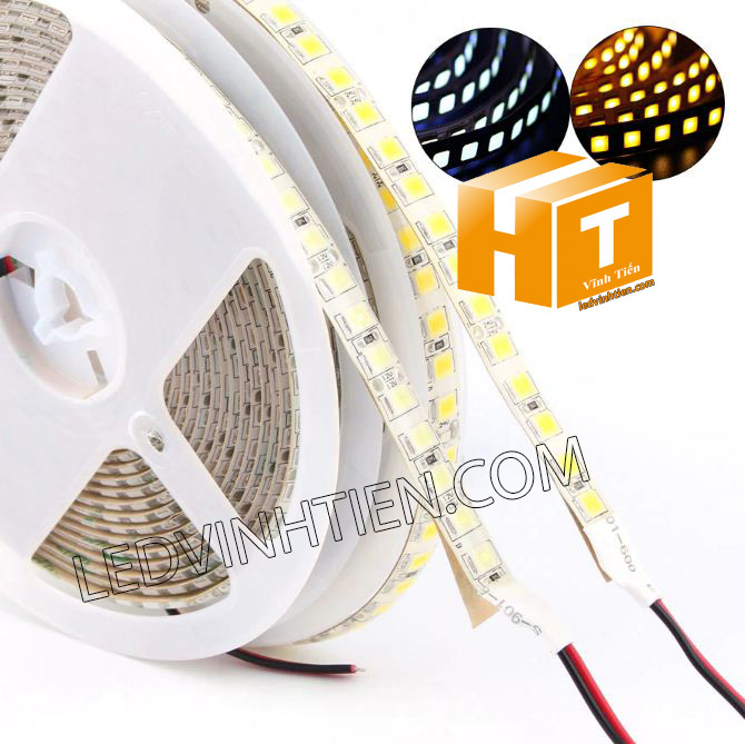 Led dây dán 5054 samsung siêu sáng ánh sáng màu trắng có loại có keo một lớp và hai lớp, chip led cao cấp, hiệu samsung phân phối sỉ trên toàn quốc như tphcm, hà nội, bình dương, đà nẵng, cần thơ, tuy hòa phú yên. Led dây 5054 dùng chiếu sán ngoài trời, trong nhà, chiếu sáng biển hiệu, hắt trần, tủ kệ trưng bày, bếp, quầy bar, khu vui chơi giải trí, phân phối chính hãng led dây samsung tại ledvinhtien.com