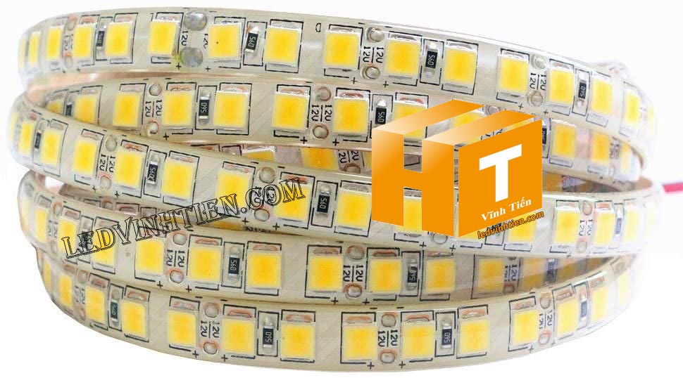 Led dây dán 5054 samsung siêu sáng ánh sáng màu vàng nắng, warm white có loại có keo một lớp và hai lớp, chip led cao cấp, hiệu samsung phân phối sỉ trên toàn quốc như tphcm, hà nội, bình dương, đà nẵng, cần thơ, tuy hòa phú yên. Led dây 5054 dùng chiếu sán ngoài trời, trong nhà, chiếu sáng biển hiệu, hắt trần, tủ kệ trưng bày, bếp, quầy bar, khu vui chơi giải trí, phân phối chính hãng led dây samsung tại ledvinhtien.com