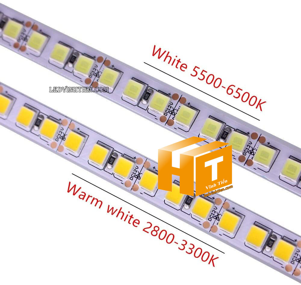 Led dây dán 5054 samsung siêu sáng ánh sáng màu vàng nắng, warm white có loại có keo một lớp và hai lớp, chip led cao cấp, hiệu samsung phân phối sỉ trên toàn quốc như tphcm, hà nội, bình dương, đà nẵng, cần thơ, tuy hòa phú yên. Led dây 5054 dùng chiếu sán ngoài trời, trong nhà, chiếu sáng biển hiệu, hắt trần, tủ kệ trưng bày, bếp, quầy bar, khu vui chơi giải trí, phân phối chính hãng led dây samsung tại ledvinhtien.com