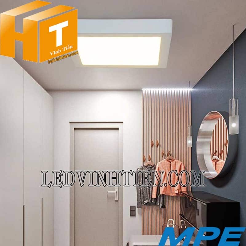 Đèn led panel ốp trần nổi vuông 12w SSPL12 chất lượng