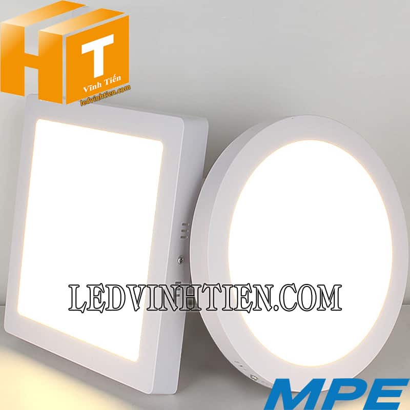 Đèn led panel ốp trần tròn nổi SRPL-18w trắng, vàng giá rẻ