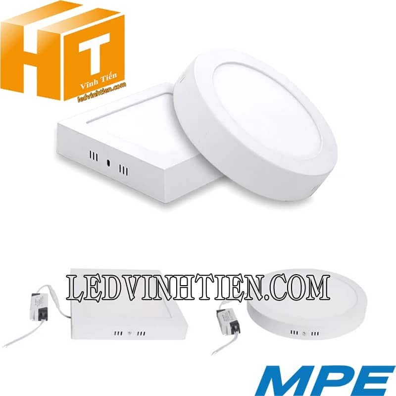 Đèn led panel ốp trần tròn nổi SRPL-18w trắng, vàng loại tốt