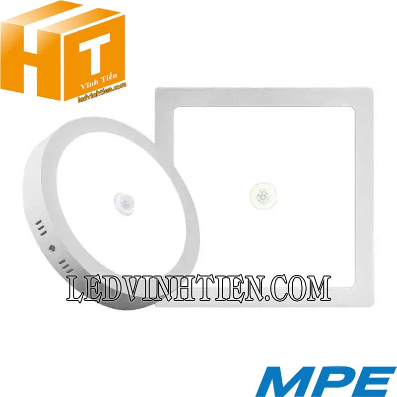 Đèn led panel vuông nổi trần cảm biến chuyển động 18w