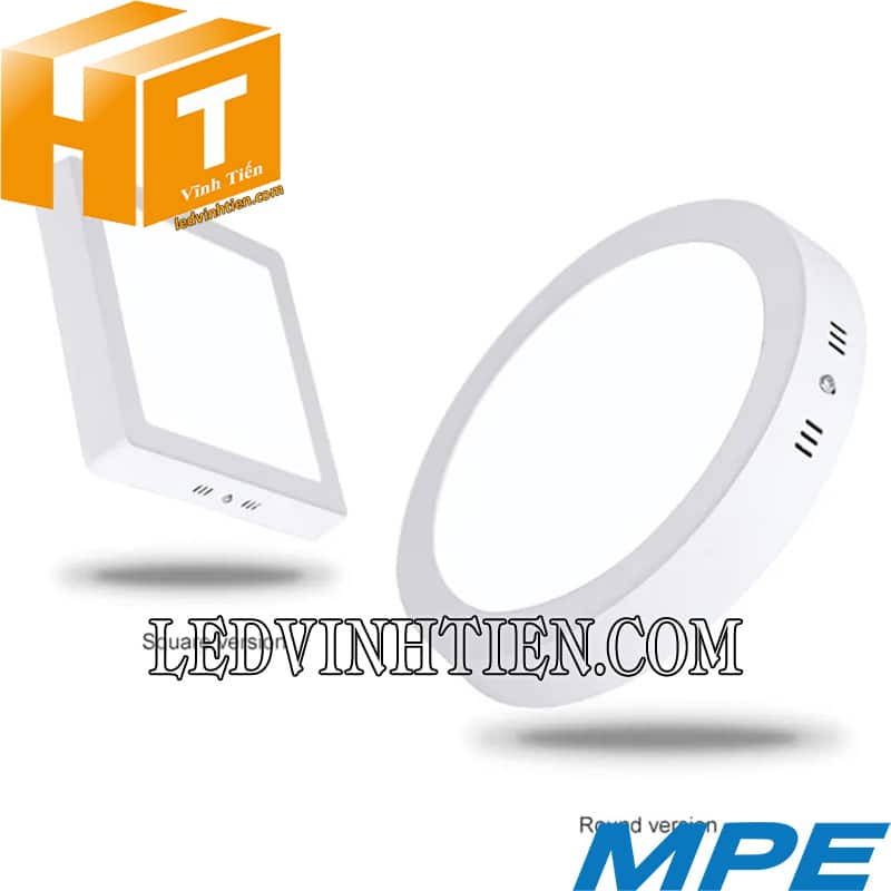 Đèn led panel ốp trần nổi SRPL-24w trắng, vàng siêu sáng