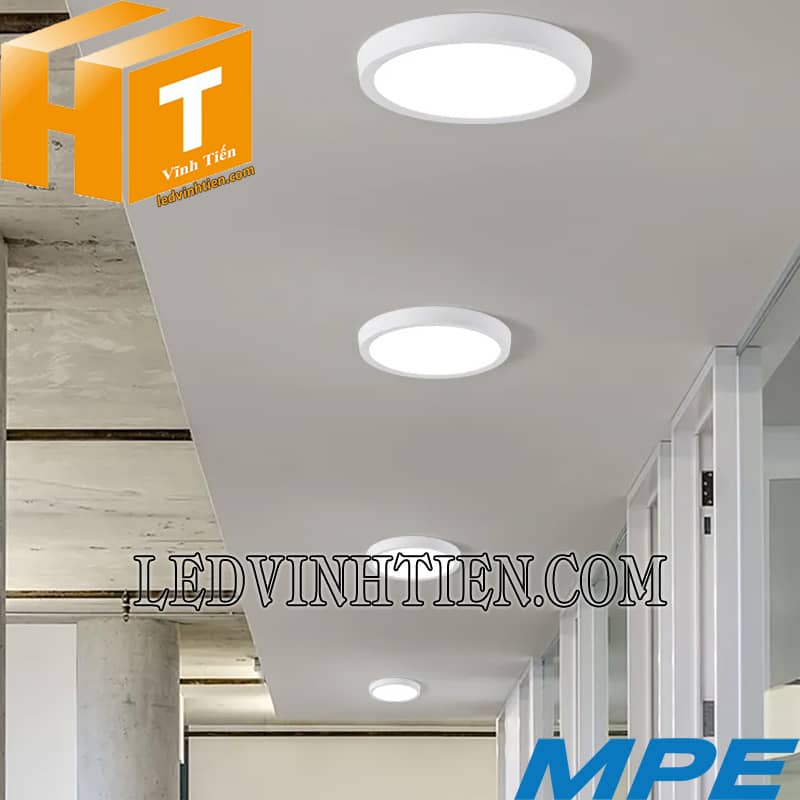 Đèn led panel ốp trần nổi SRPL-6w trắng, vàng loại tốt
