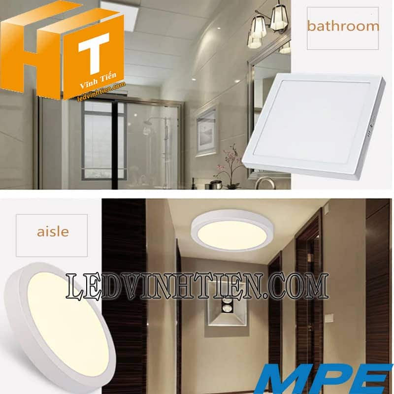 đèn led ốp nổi vuông 6w, 12w, 18w, 24w loại tốt