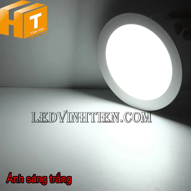Đèn led ốp trần tròn 12w màu trắng