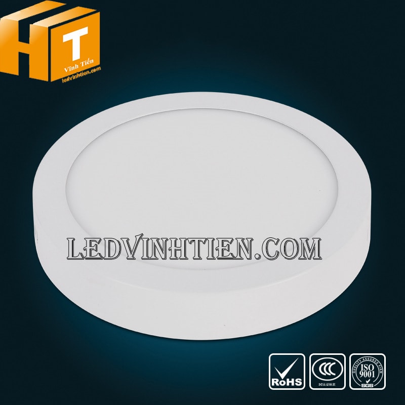 Đèn ốp trần tròn 12w 3 chế độ màu