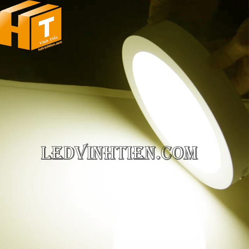 Đèn led ốp trần tròn 12w màu trung tính