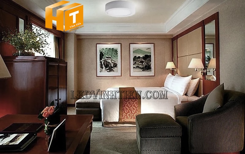 Đèn ốp trần 12w chiếu sáng phòng ngủ