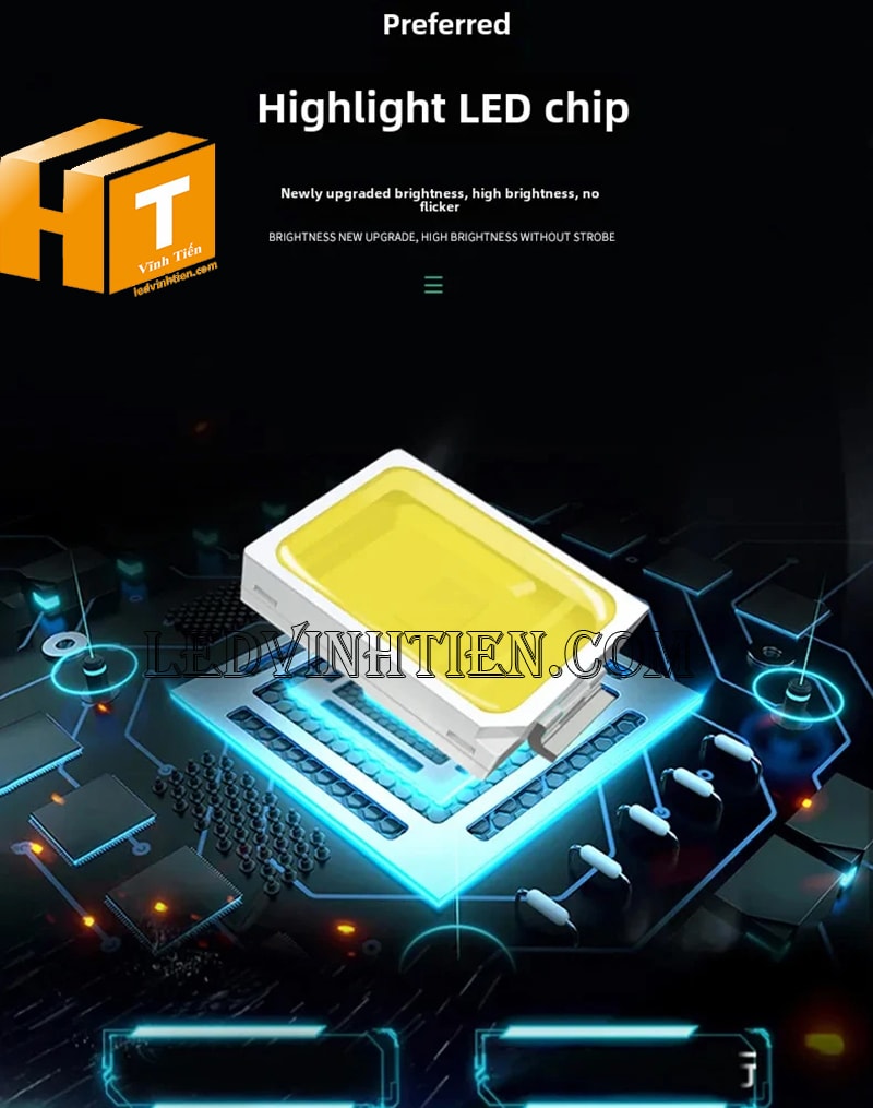 Chip đèn led ốp trần tròn 12W