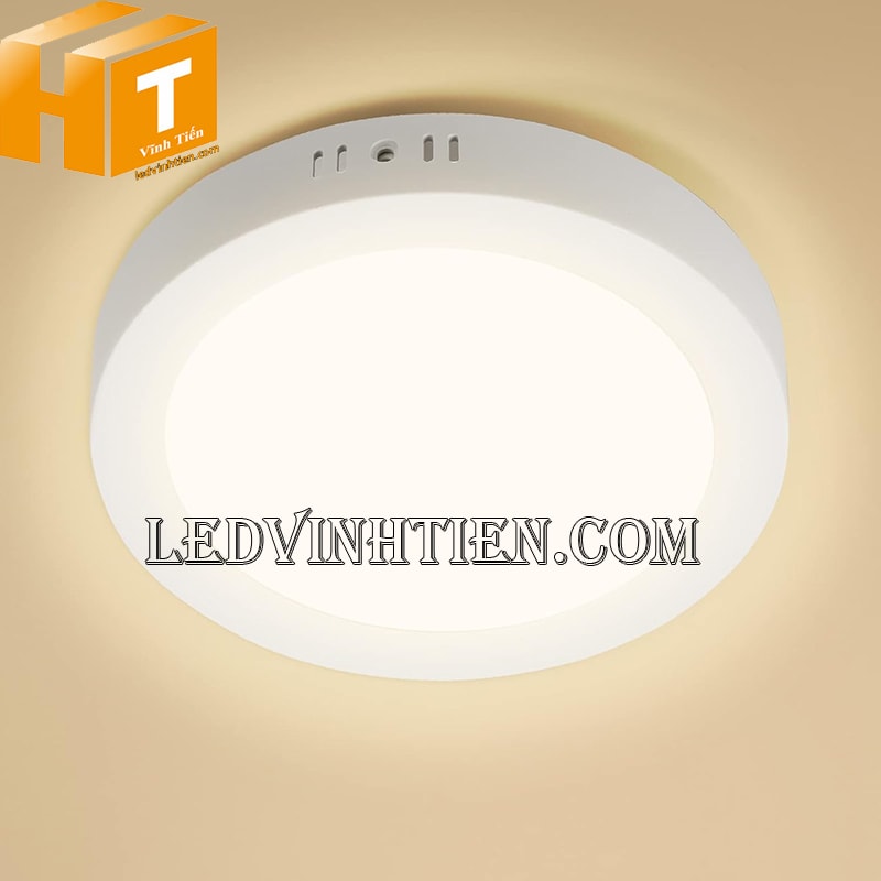 Đèn ốp nổi tròn 12w màu vàng giá rẻ