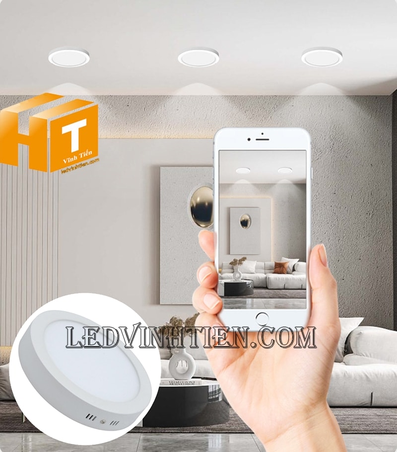 Đèn led ốp trần 12W tròn siêu sáng, không nhất nháy, tiết kiệm năng lượng