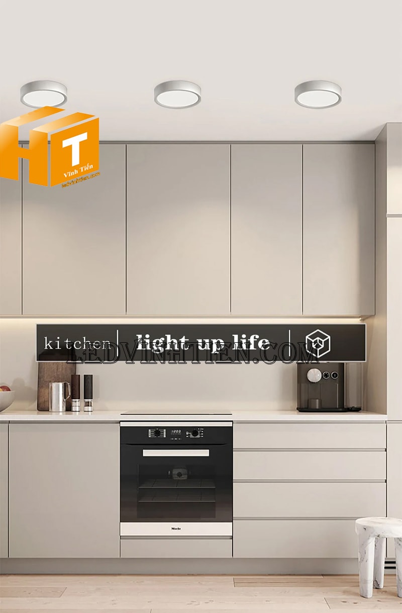 Đèn ốp trần tròn 18w chiếu sáng nhà bếp