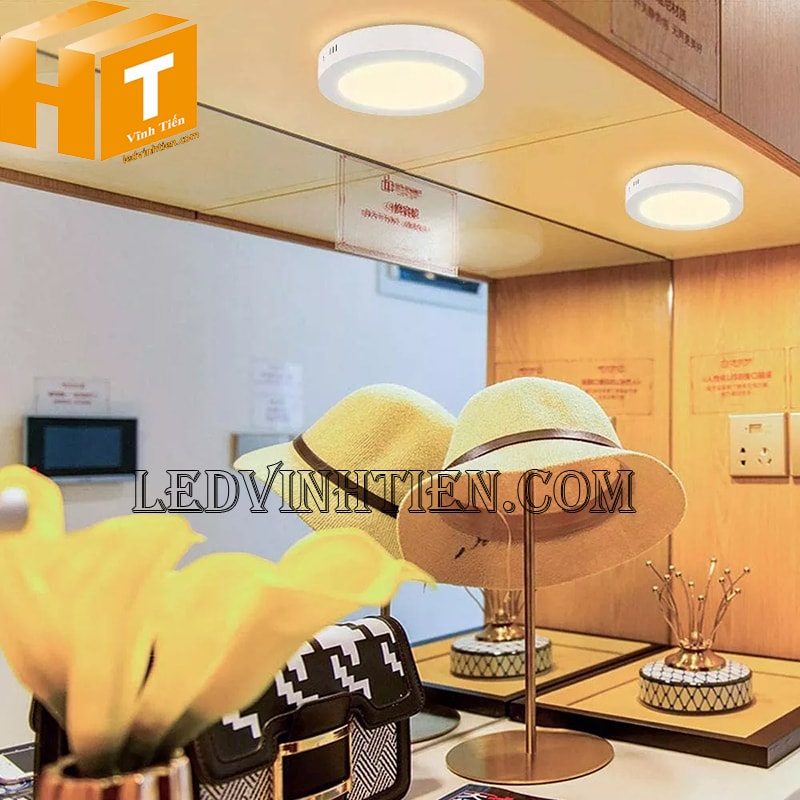 Đèn ốp nổi tròn 18w chiếu sáng nhà vệ sinh