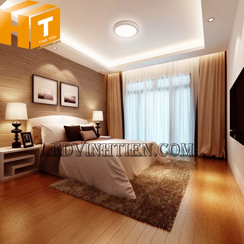 Đèn ốp nổi tròn 18w chiếu sáng phòng ngủ