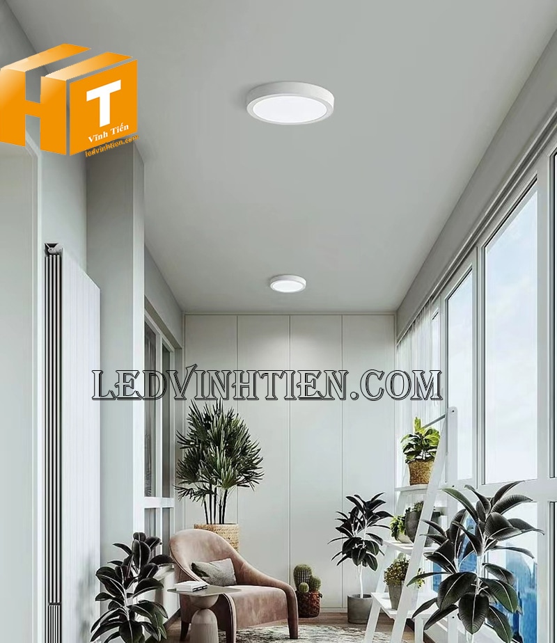 Đèn led ốp trần 18w chiếu sáng không gian nhà hàng, quán cafe