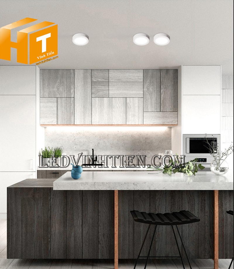 Đèn led ốp trần nổi 18W sử dụng cho nhà bếp