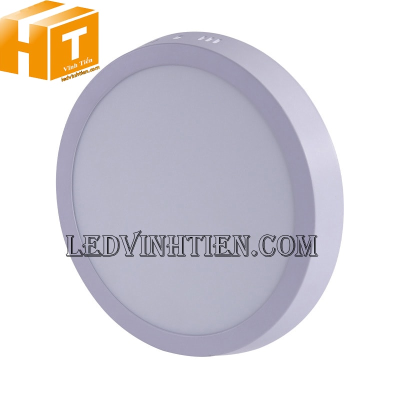 Đèn led ốp trần tròn 24w 3 chế độ màu