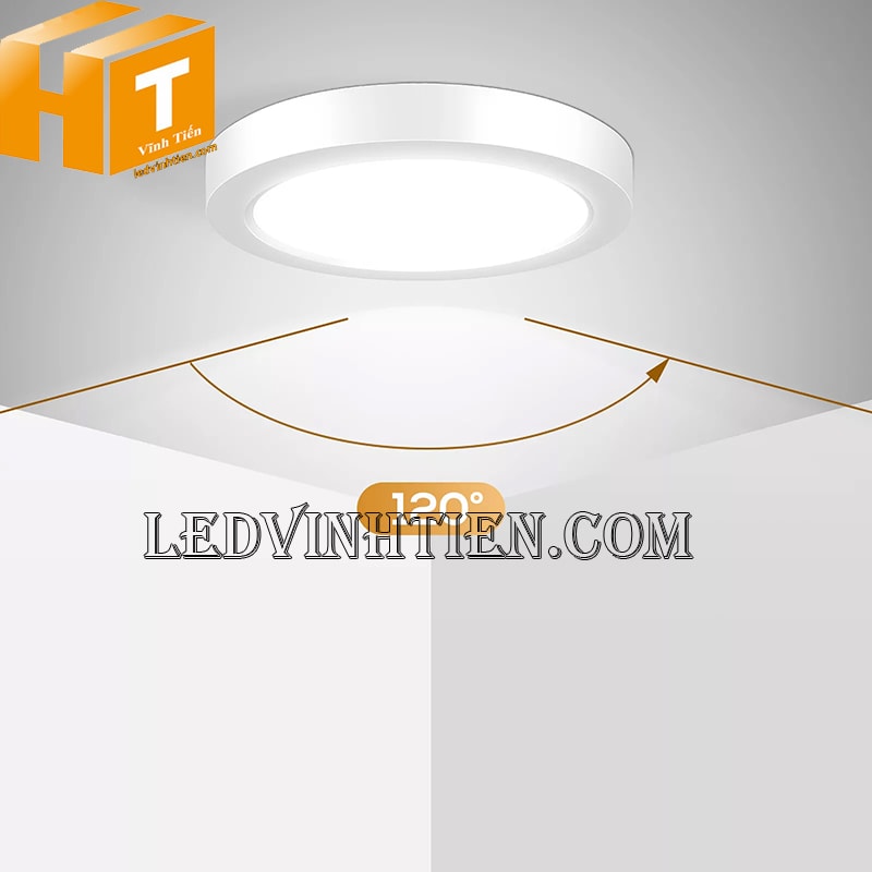 Đèn led ốp trần tròn 24w màu trắng siêu sáng