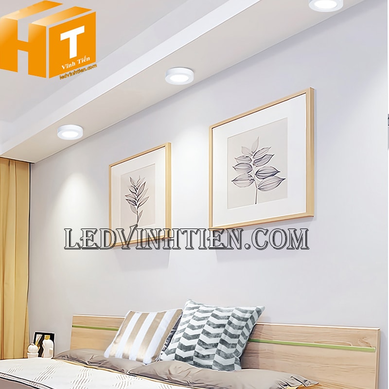 Đèn led ốp trần tròn 24w dùng để chiếu sáng phòng ngủ