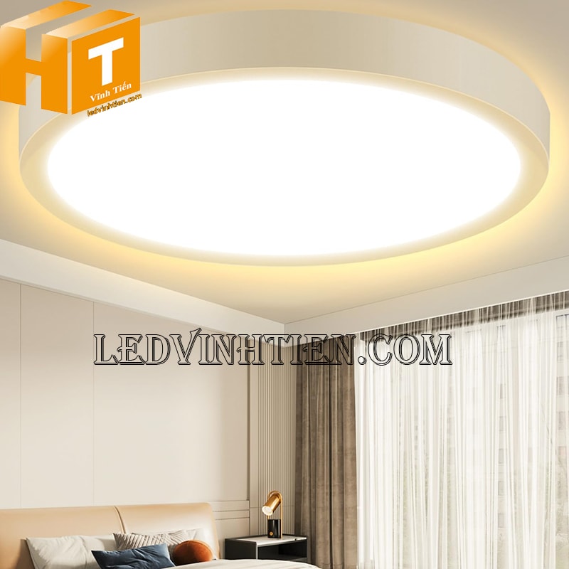 Đèn led ốp nổi tròn 24w ánh sáng vàng cung cấp ánh sáng cho phòng nghỉ trưa ở công ty
