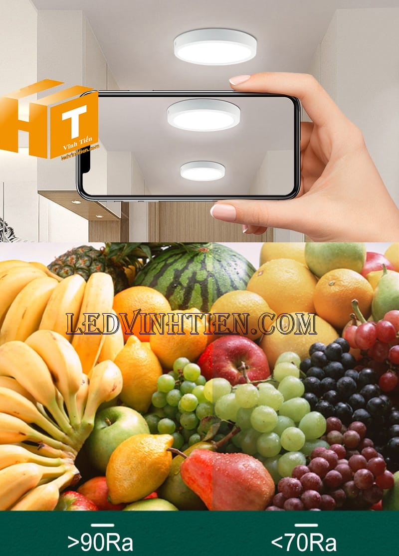 Đèn led ốp trần 24W tròn siêu sáng
