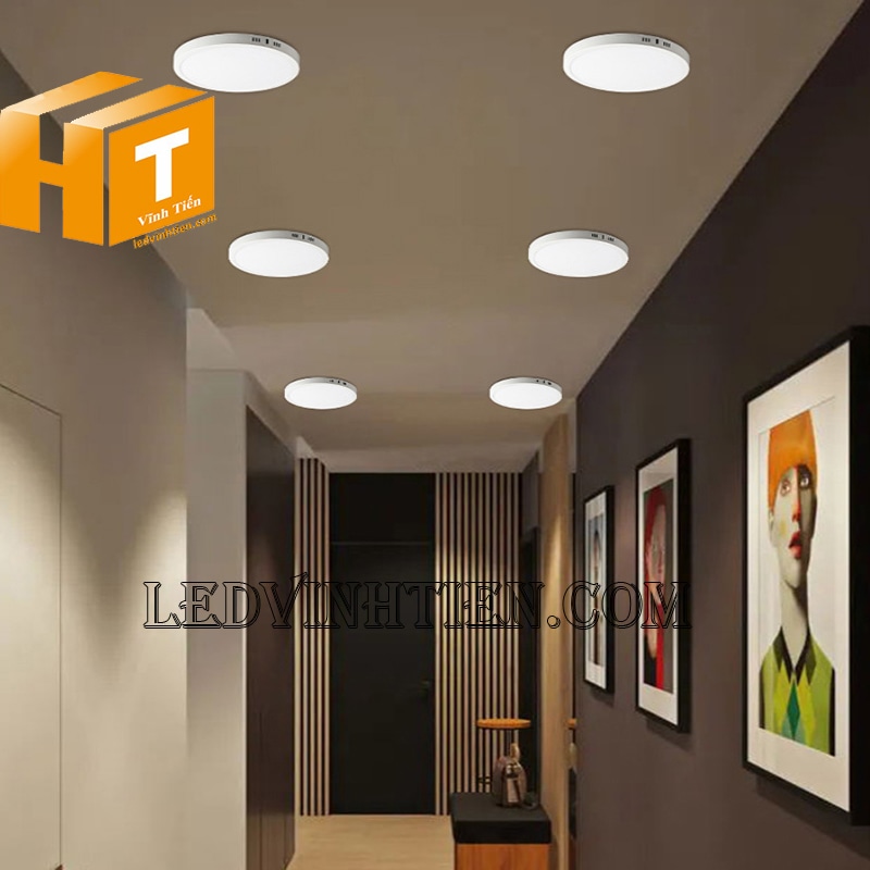 Đèn led ốp trần tròn 24w loại tốt dùng để chiếu sáng buổi triển lãm