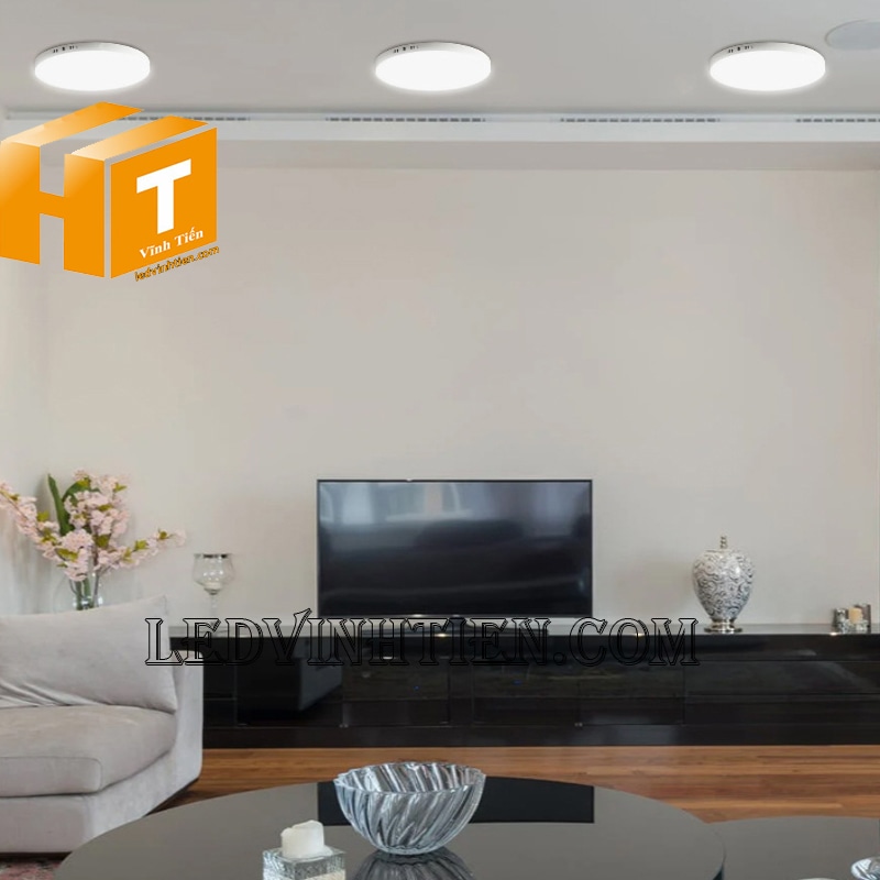 Đèn ốp nổi tròn 24w chiếu sáng phòng khách