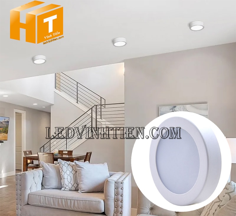 Đèn led ốp trần 3 chế độ chiếu sáng phòng khách