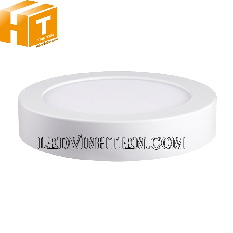 Đèn led ốp trần nổi 6w 3 màu thân làm từ hợp kim nhôm