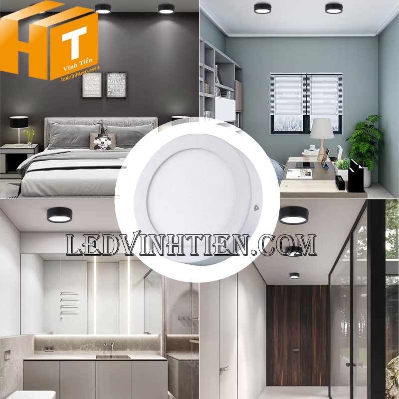 Đèn led ốp nổi tròn 6w ánh sáng 6500K chiếu sáng lối đi, nhà bếp
