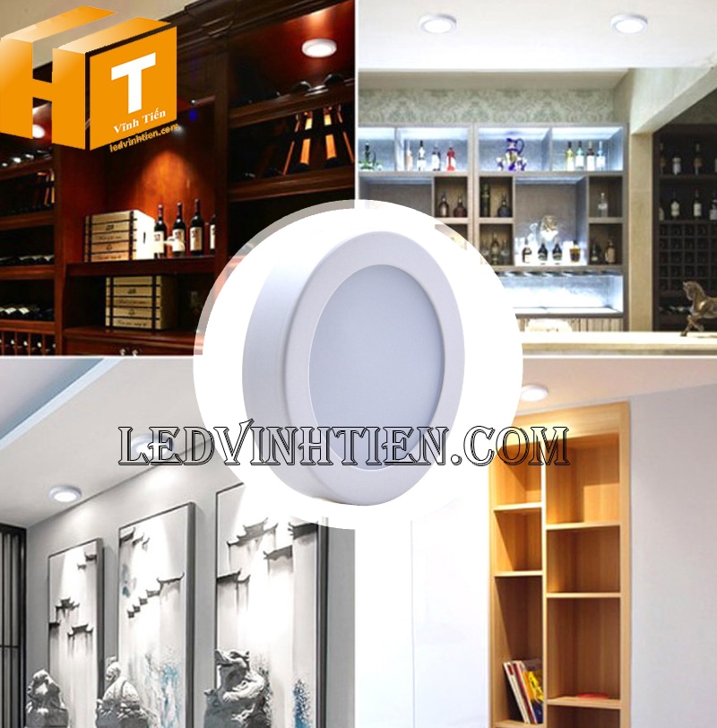 Đèn led ốp trần nổi tròn trang trí nội thất