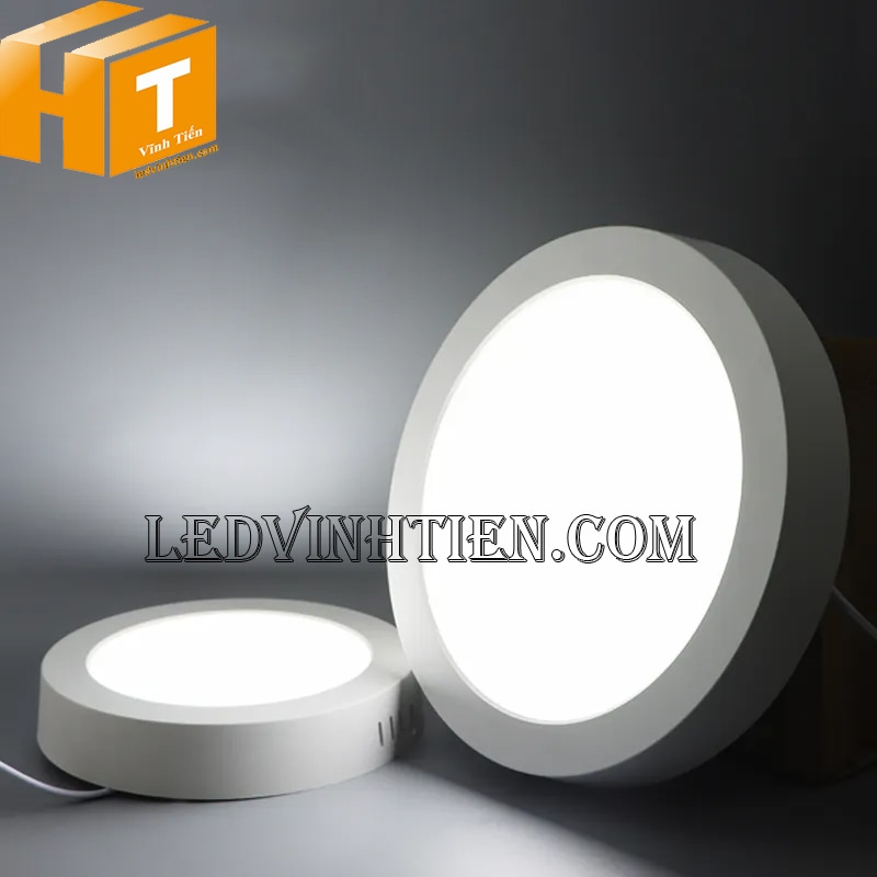 Đèn led ốp trần tròn 6w màu trắng