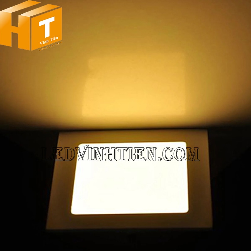 Đèn led ốp nổi vuông 12w ánh sáng vàng