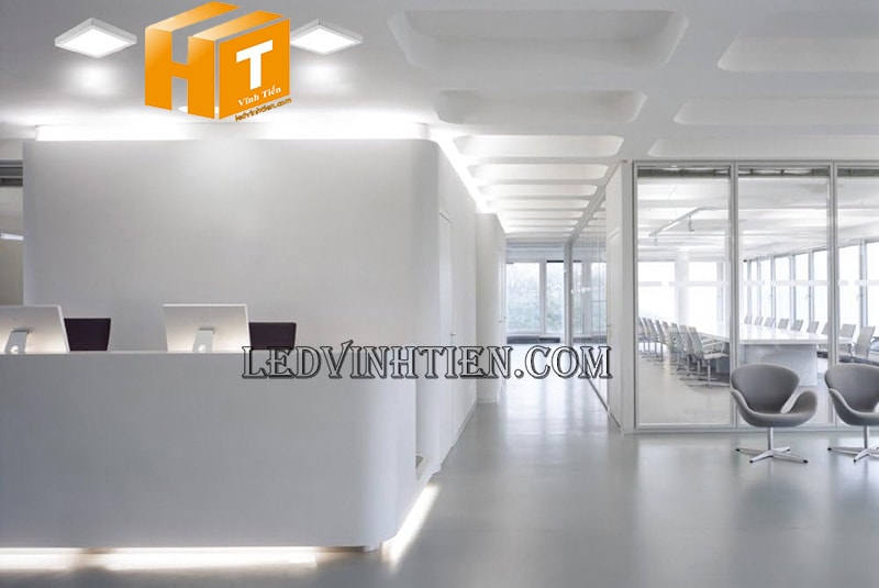 Bóng đèn led ốp nổi vuông 12w màu trắng