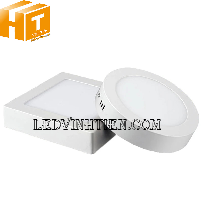 Đèn led ốp trần vuông 12w màu trắng tại HCM