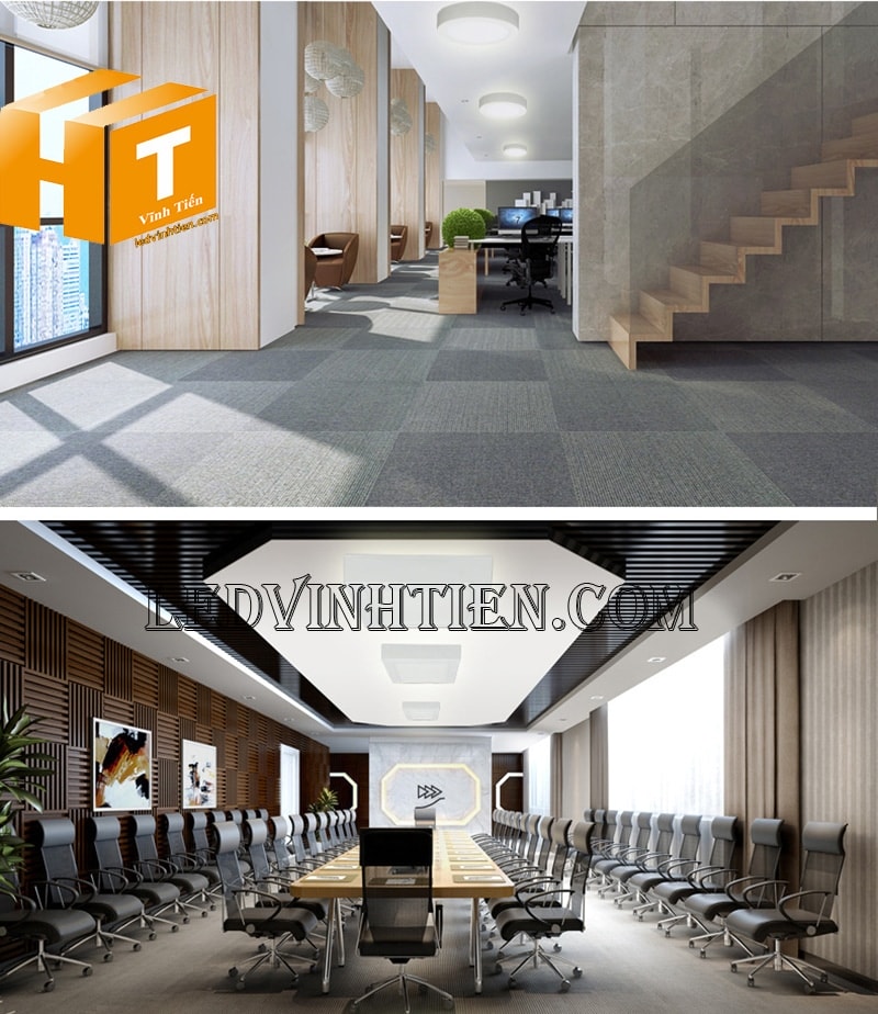 Đèn led ốp trần 12w màu trung tính chiếu sáng văn phòng