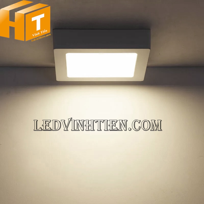 Đèn ốp nổi vuông 12w màu trung tính siêu sáng