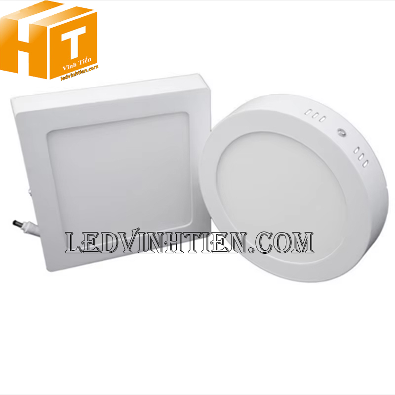 Đèn led ốp trần 12w tròn màu vàng