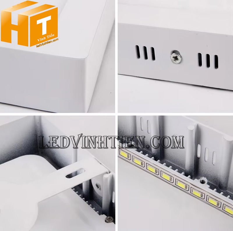 Đèn ốp nổi vuông 12w màu vàng tiết kiệm điện